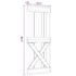 vidaXL Door NARVIK 80x210 cm Solid Wood Pine - Image 9