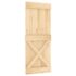 vidaXL Door NARVIK 85x210 cm Solid Wood Pine - Image 2