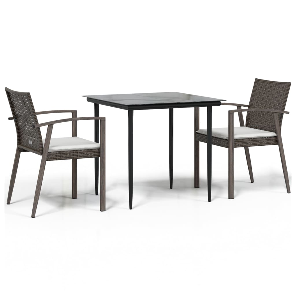 8720845856380_a_en_hd_1 vidaXL 3 Piece Garden Dining Set with Cushions Poly Rattan and Steel - Image 2
