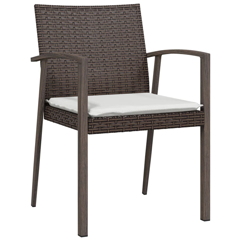 8720845856465_g_en_hd_3 vidaXL 5 Piece Garden Dining Set with Cushions Poly Rattan and Steel - Image 5