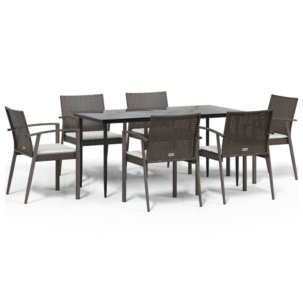 8720845856472_a_en_hd_1 vidaXL 7 Piece Garden Dining Set with Cushions Poly Rattan and Steel - Image 2