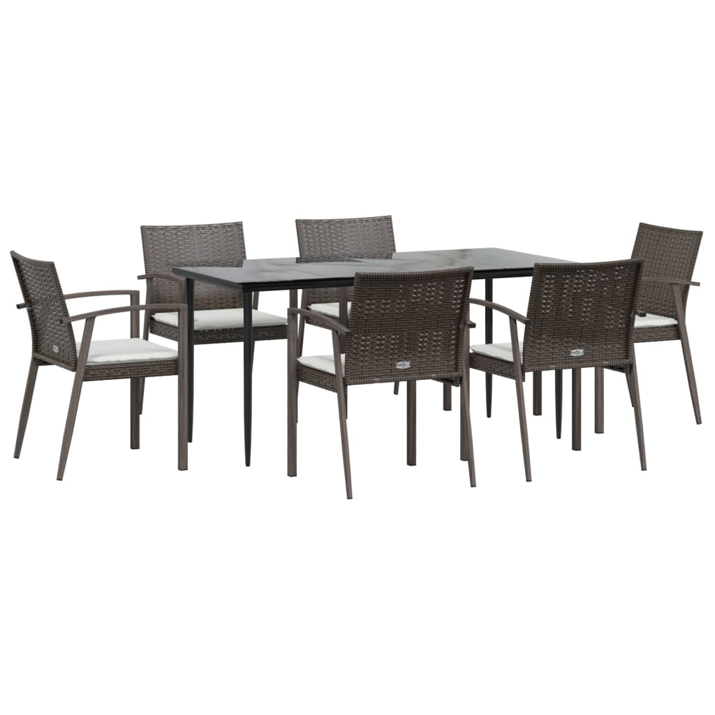 8720845856472_g_en_hd_1 vidaXL 7 Piece Garden Dining Set with Cushions Poly Rattan and Steel - Image 3