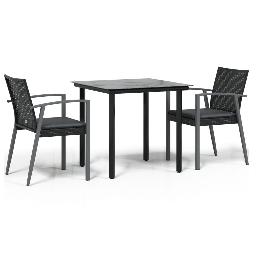 8720845856564_a_en_hd_1 vidaXL 3 Piece Garden Dining Set with Cushions Poly Rattan and Steel - Image 2