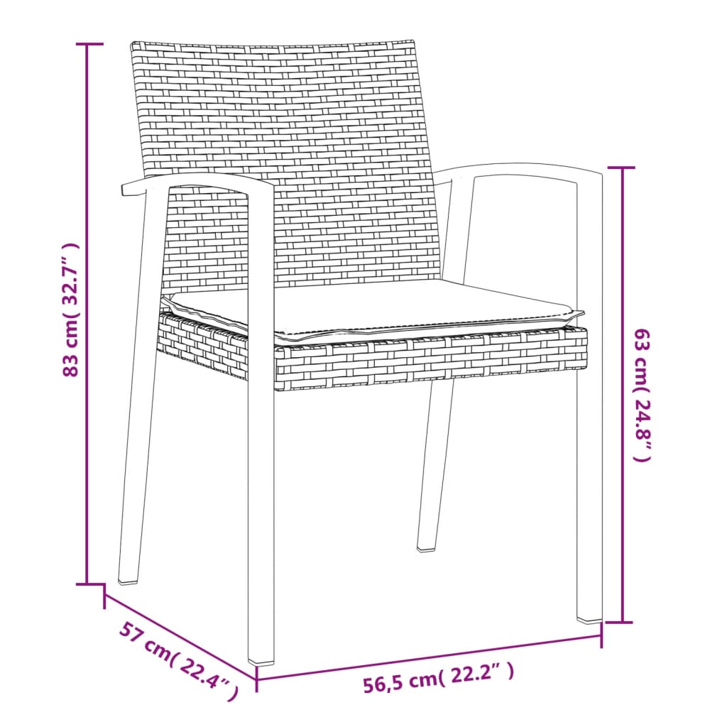 8720845856625_g_en_hd_8 vidaXL 5 Piece Garden Dining Set with Cushions Poly Rattan and Steel - Image 10