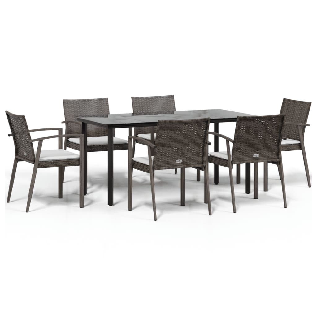 8720845856632_a_en_hd_1 vidaXL 7 Piece Garden Dining Set with Cushions Poly Rattan and Steel - Image 2