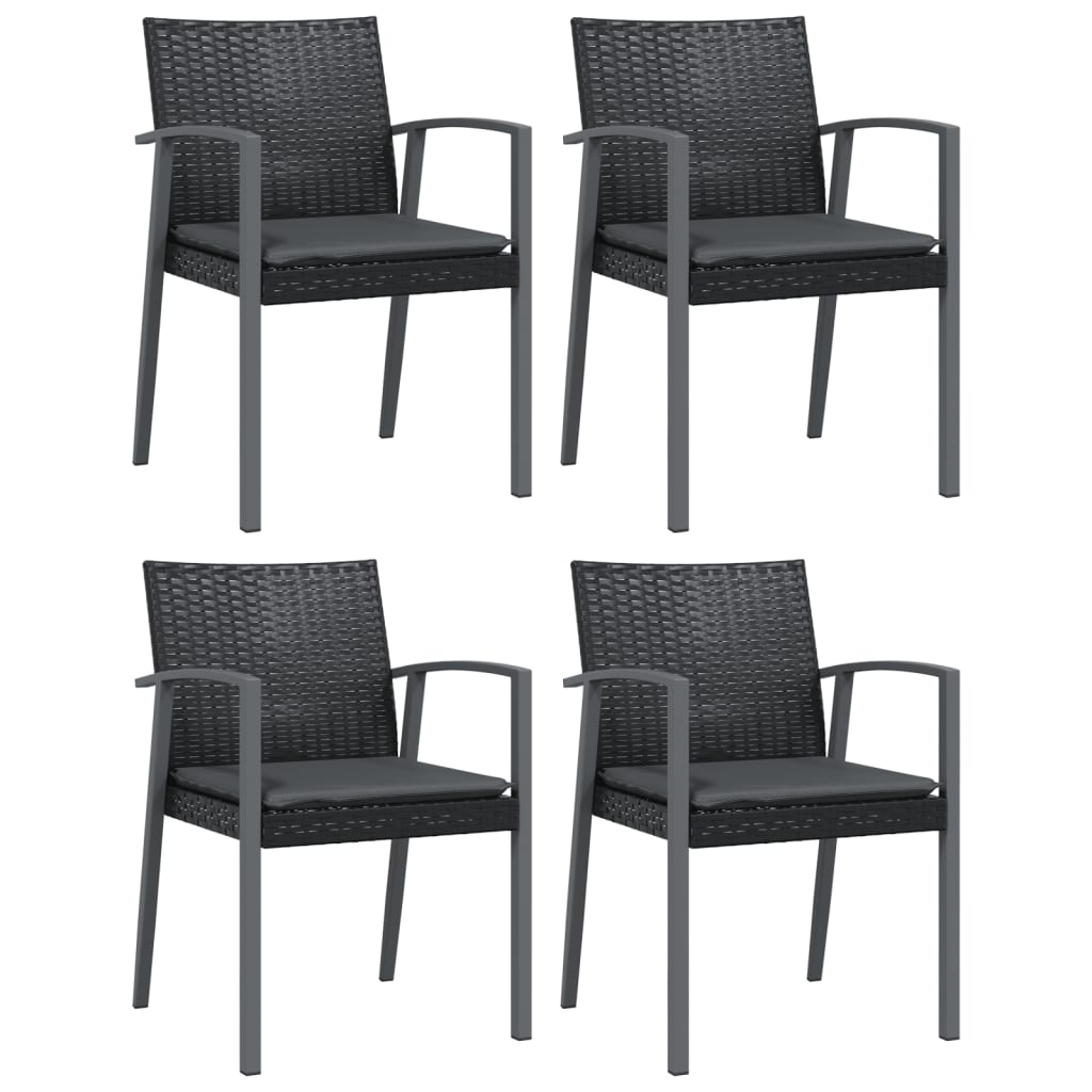 8720845856649_g_en_hd_2 vidaXL 5 Piece Garden Dining Set with Cushions Poly Rattan and Steel - Image 4