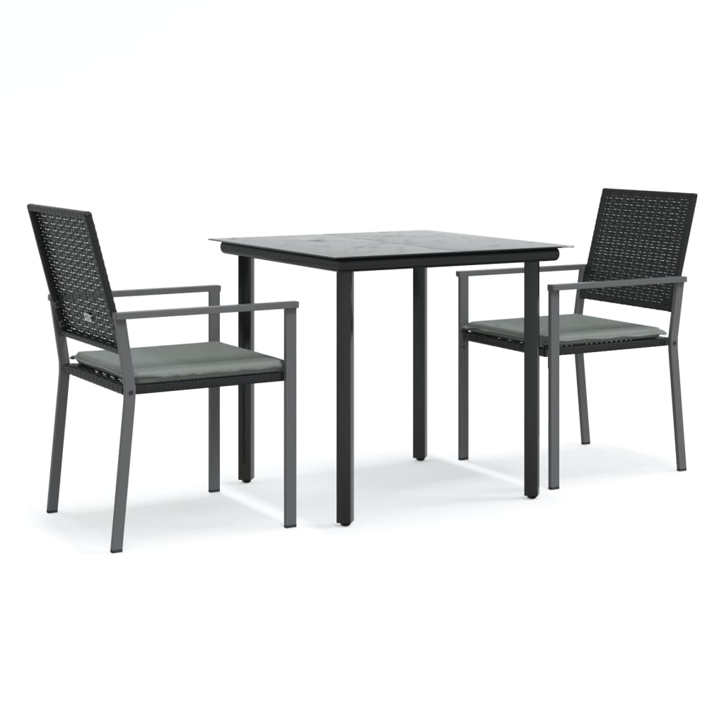 8720845856861_a_en_hd_1 vidaXL 3 Piece Garden Dining Set with Cushions Poly Rattan and Steel - Image 2