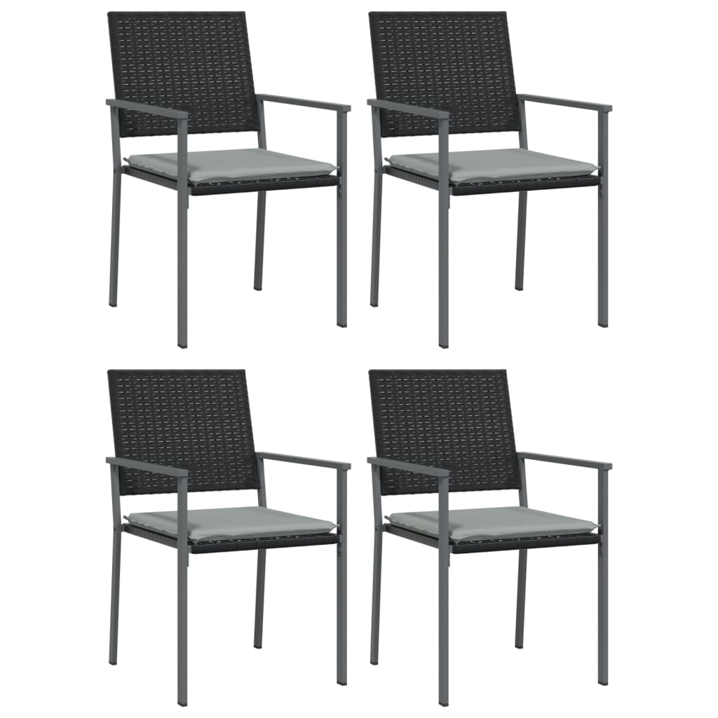 8720845856908_g_en_hd_2 vidaXL 5 Piece Garden Dining Set with Cushions Poly Rattan and Steel - Image 4