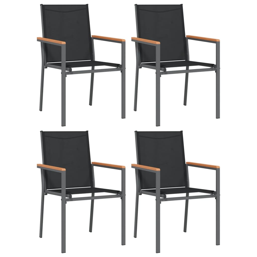 8720845857035_g_en_hd_2 vidaXL 5 Piece Garden Dining Set Black Textilene and Steel - Image 4