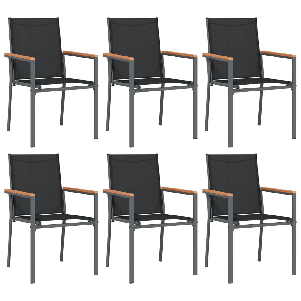 8720845857073_g_en_hd_2 vidaXL 7 Piece Garden Dining Set Black Textilene and Steel - Image 4