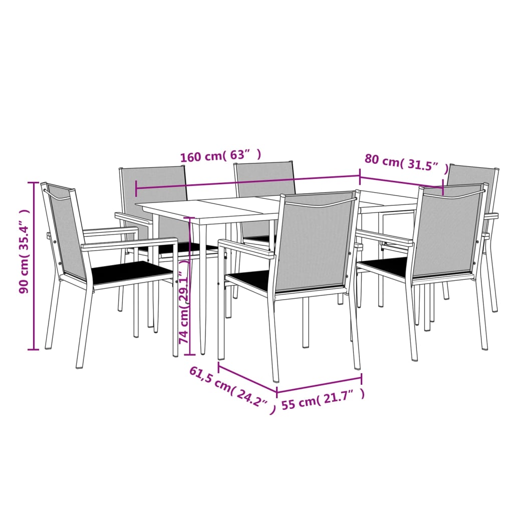 8720845857073_g_en_hd_7 vidaXL 7 Piece Garden Dining Set Black Textilene and Steel - Image 9