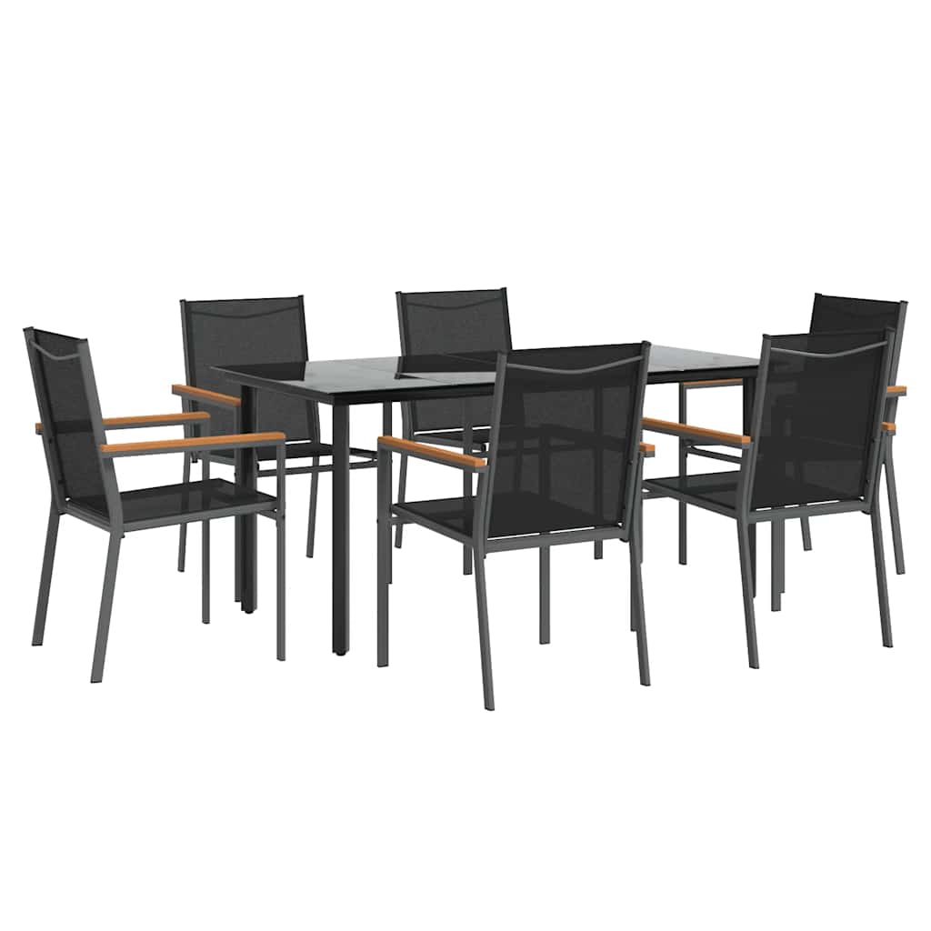 8720845857158_g_en_hd_1 vidaXL 7 Piece Garden Dining Set Black Textilene and Steel - Image 3