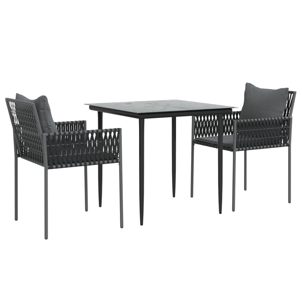 8720845857202_g_en_hd_1 vidaXL 3 Piece Garden Dining Set with Cushions Poly Rattan and Steel - Image 3