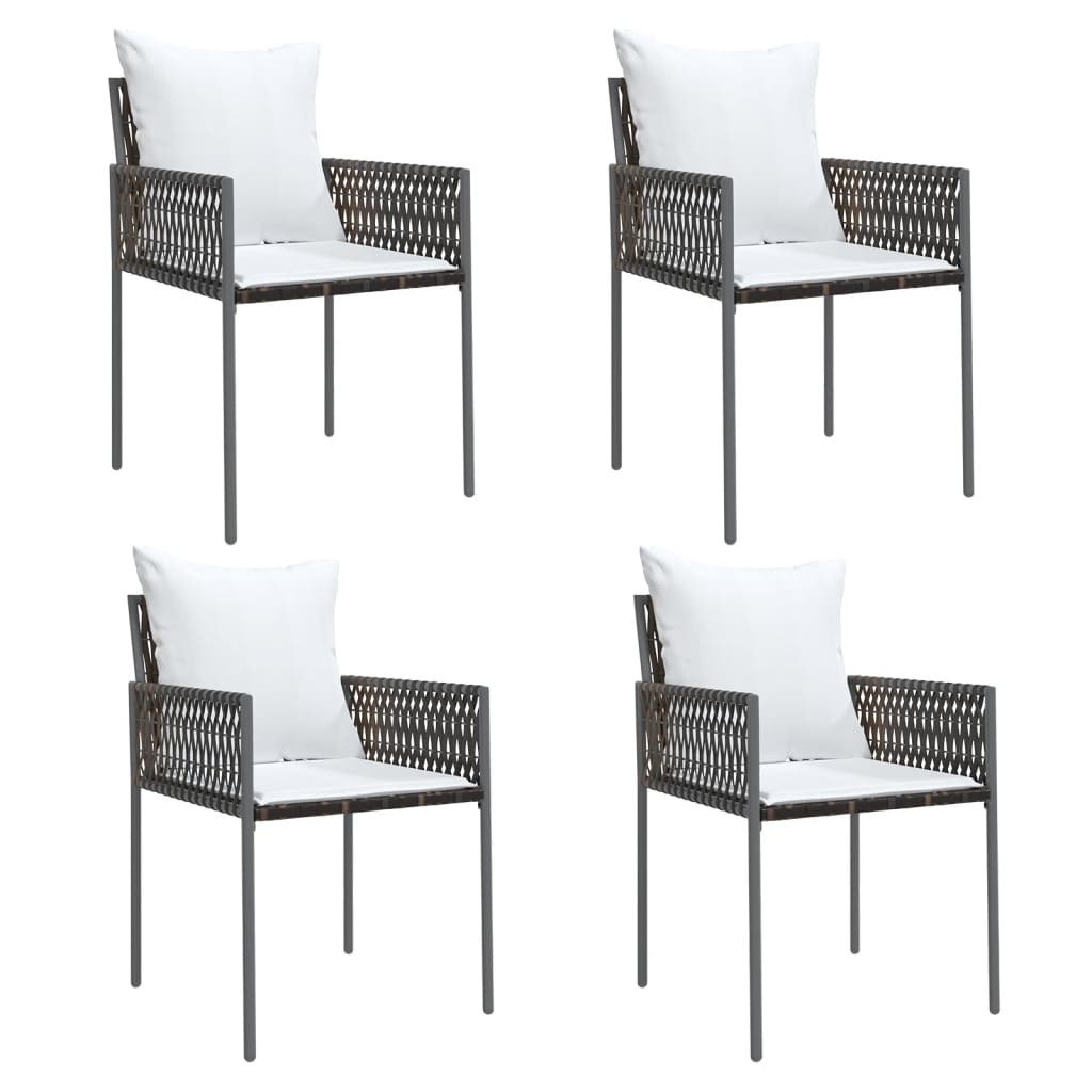 8720845857264_g_en_hd_2 vidaXL 5 Piece Garden Dining Set with Cushions Poly Rattan and Steel - Image 4