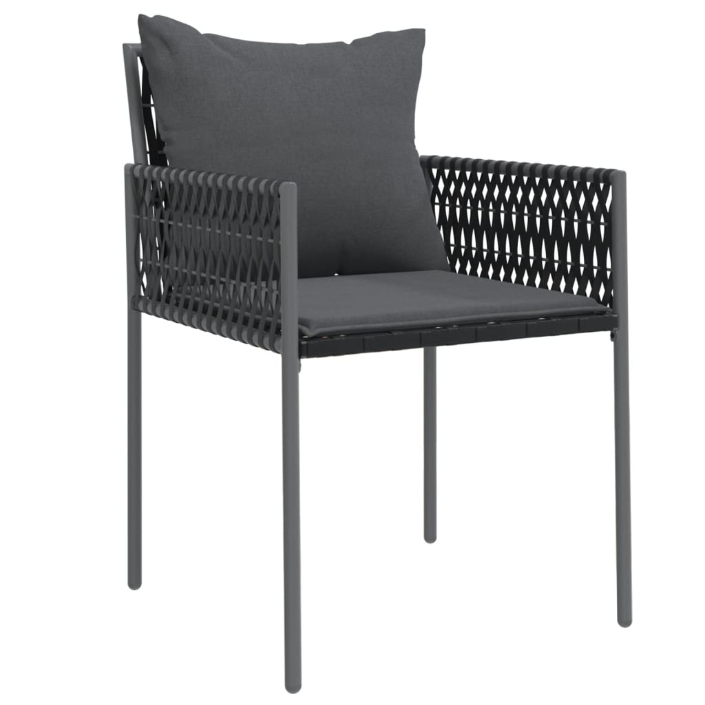 8720845857288_g_en_hd_3 vidaXL 5 Piece Garden Dining Set with Cushions Poly Rattan and Steel - Image 5