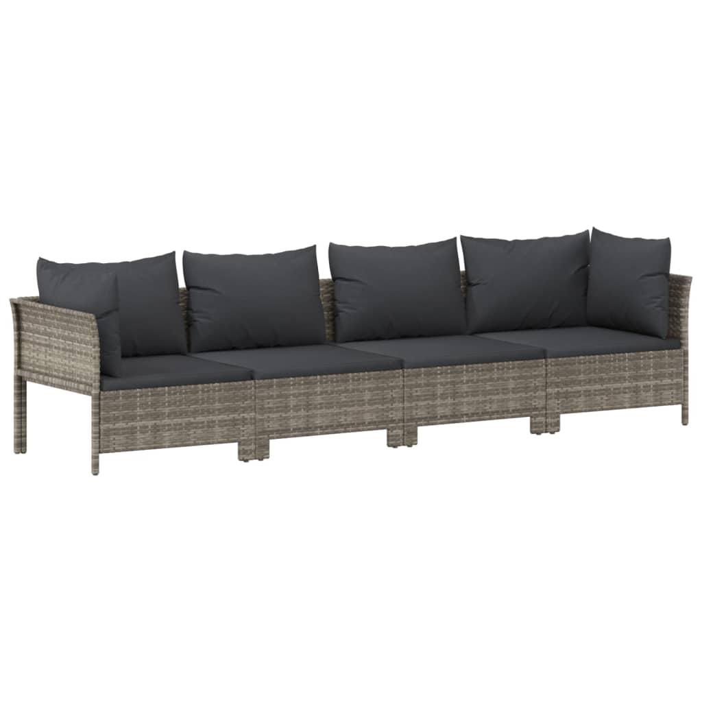 8720845858056_g_en_hd_4 vidaXL 10 Piece Garden Lounge Set with Cushions Grey Poly Rattan - Image 6