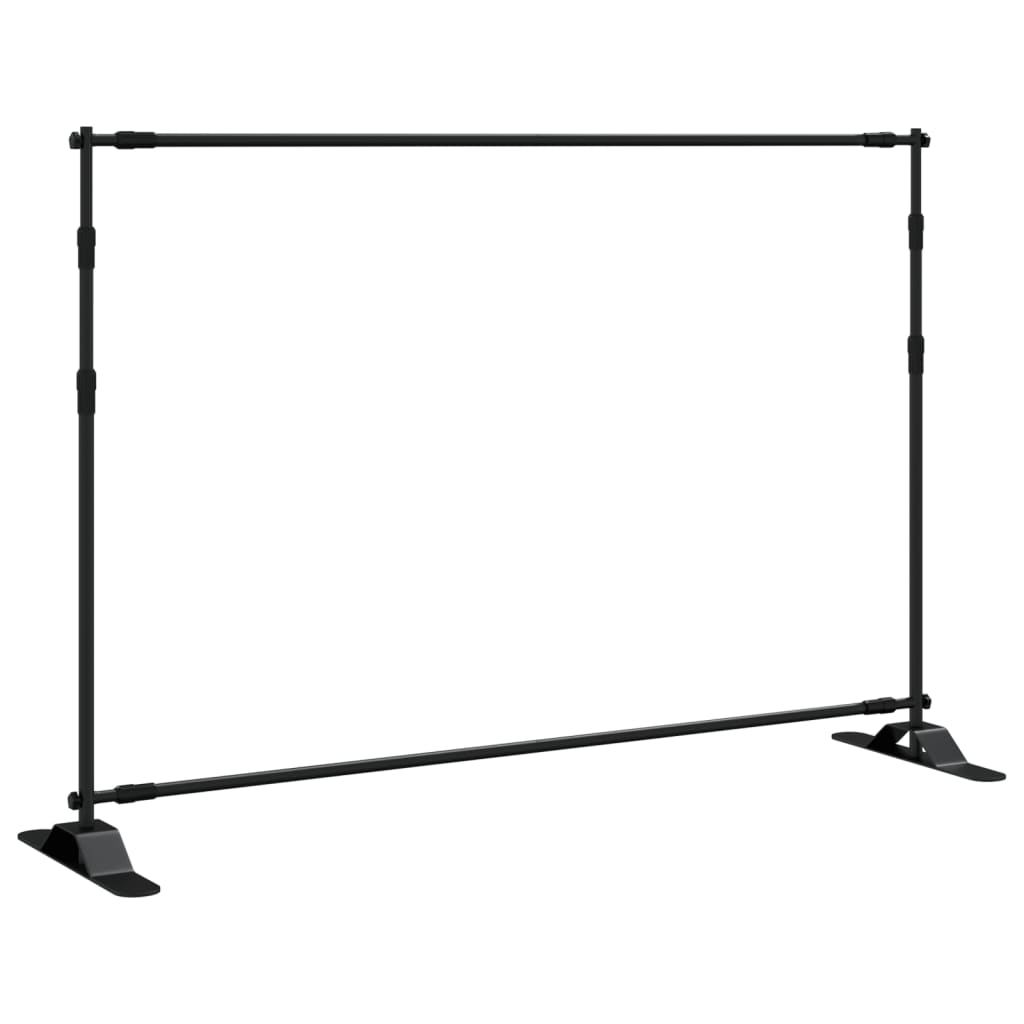 8720845858094_g_en_hd_4 vidaXL Backdrop Stands 2 pcs Black 305x243 cm Steel - Image 6