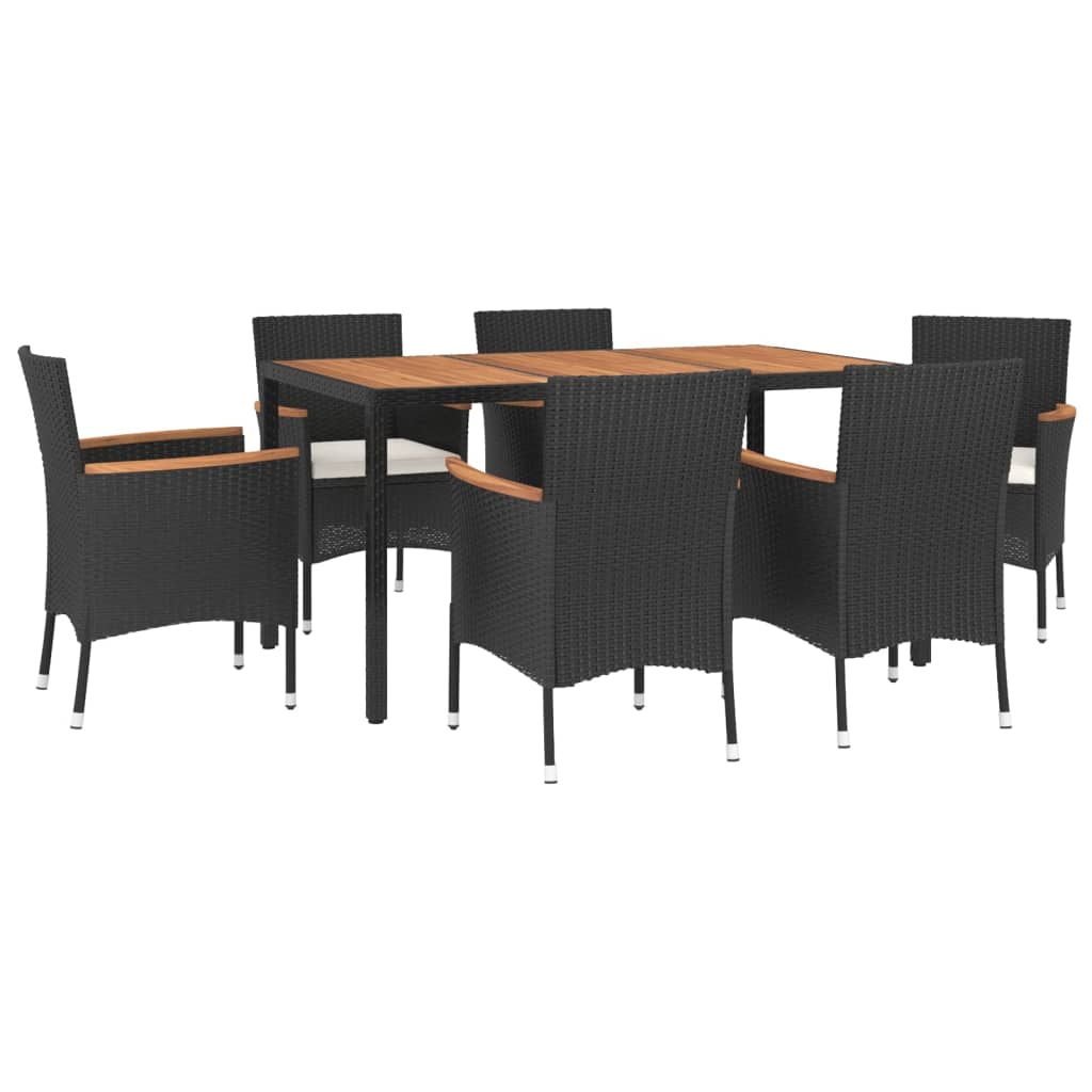 8720845858872_g_en_hd_1 vidaXL 7 Piece Garden Dining Set with Cushions Black Poly Rattan - Image 3