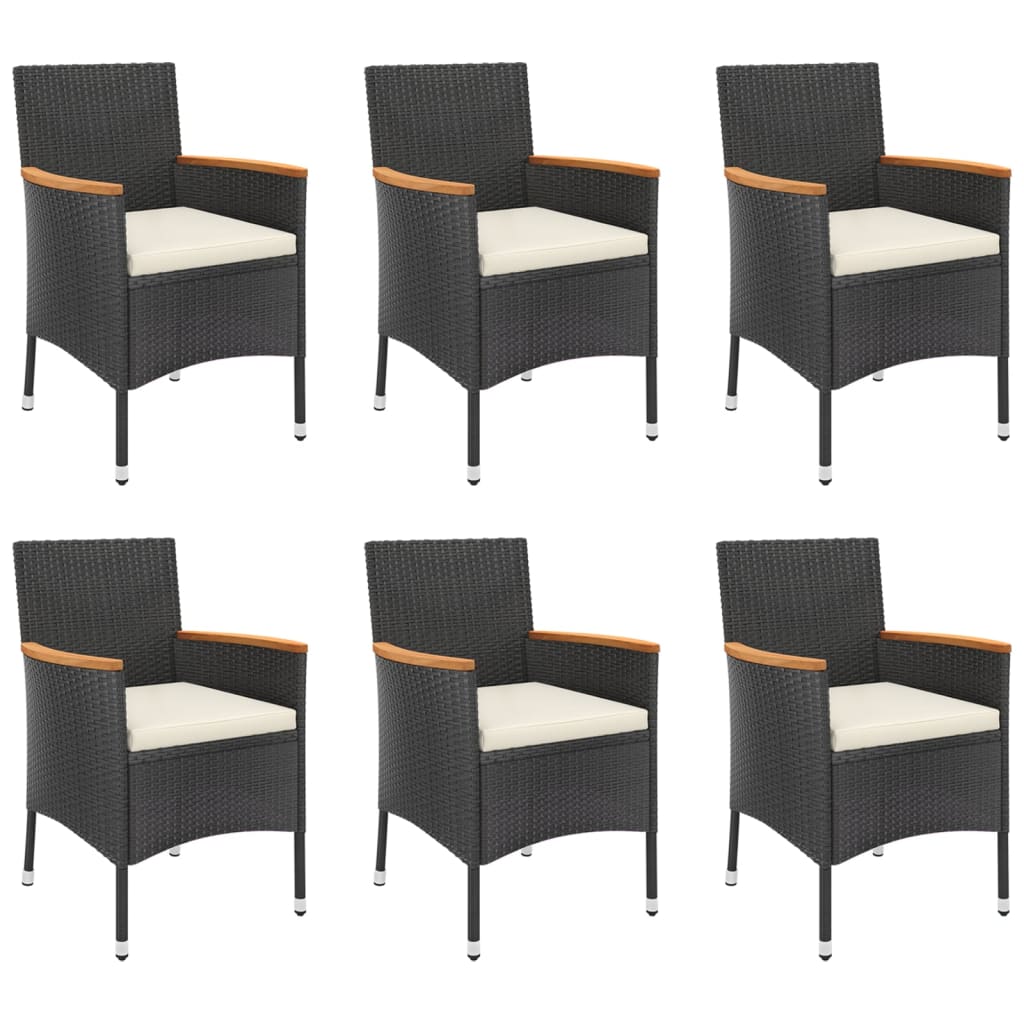 8720845858889_g_en_hd_2 vidaXL 7 Piece Garden Dining Set with Cushions Black Poly Rattan - Image 4