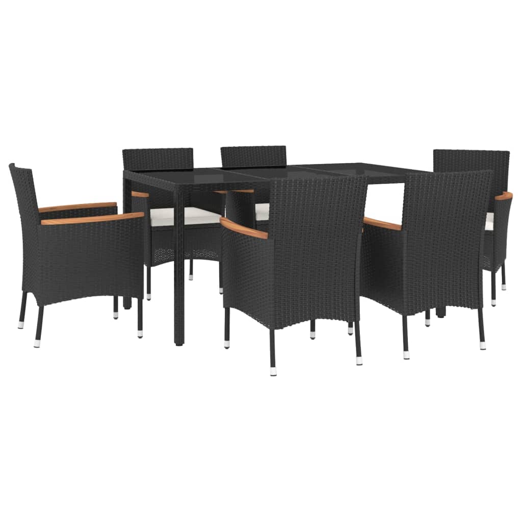 8720845859039_g_en_hd_1 vidaXL 7 Piece Garden Dining Set with Cushions Black Poly Rattan - Image 3