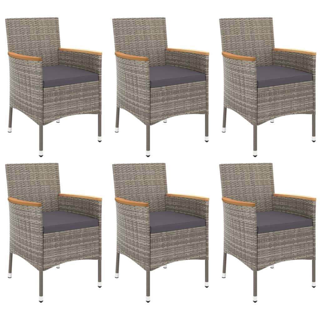 8720845859114_g_en_hd_1 vidaXL 7 Piece Garden Dining Set with Cushions Grey Poly Rattan - Image 3