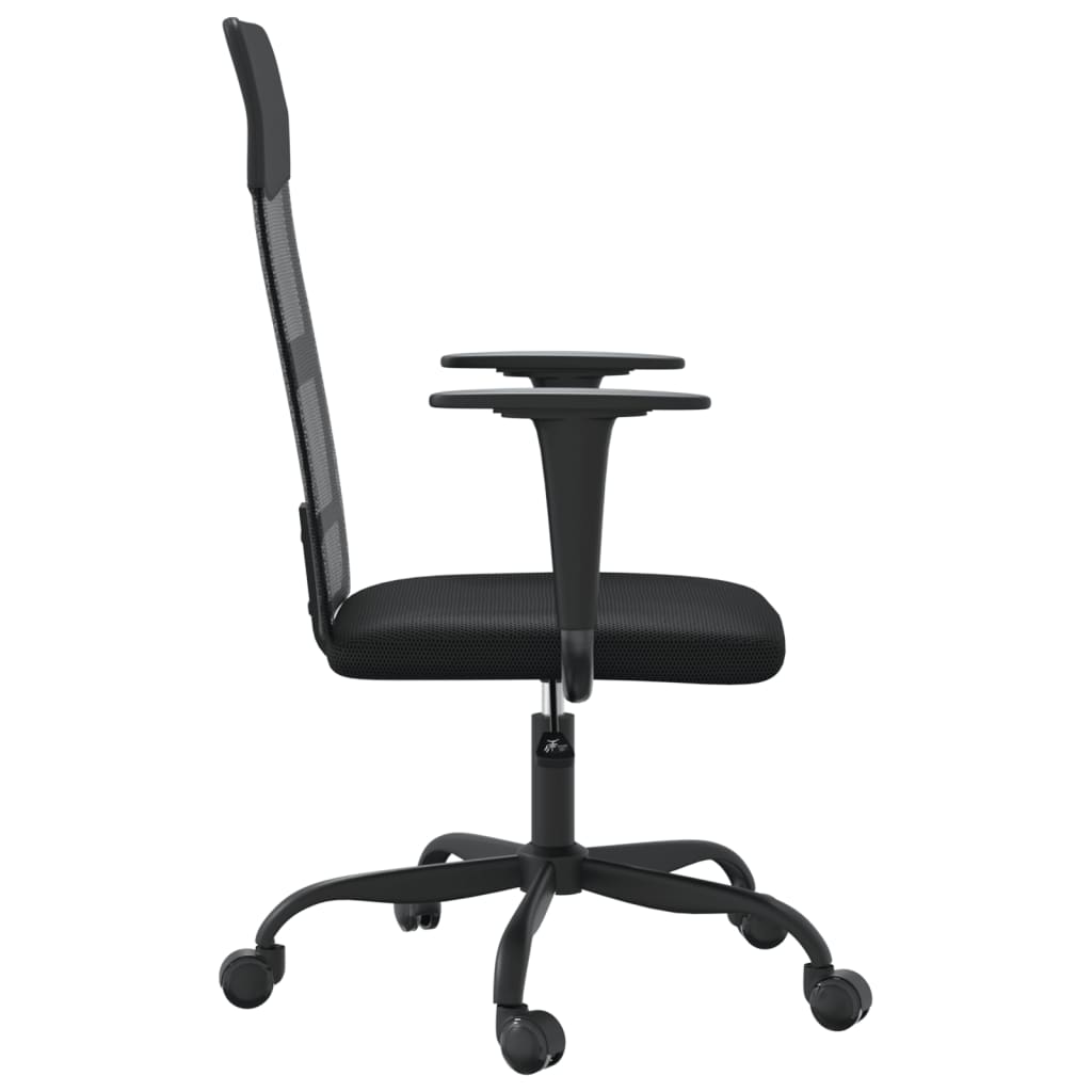 8720845861674_g_en_hd_2 vidaXL Office Chair Height Adjustable Black Mesh Fabric and Faux Leather - Image 4