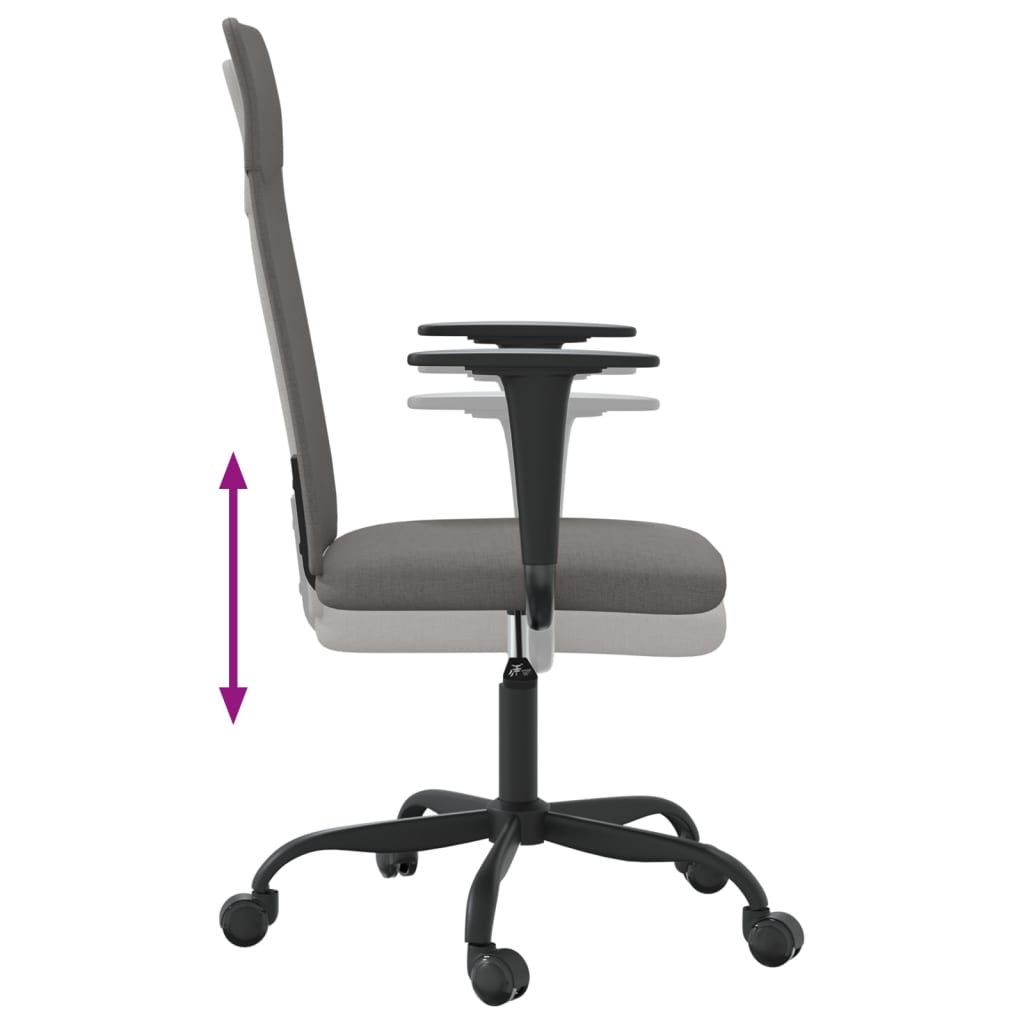 8720845861711_g_en_hd_4 vidaXL Office Chair Height Adjustable Dark Grey Fabric - Image 6