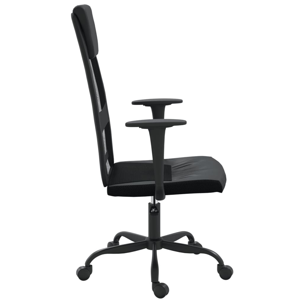 8720845861766_g_en_hd_2 vidaXL Office Chair Height Adjustable Black Mesh Fabric and Faux Leather - Image 4