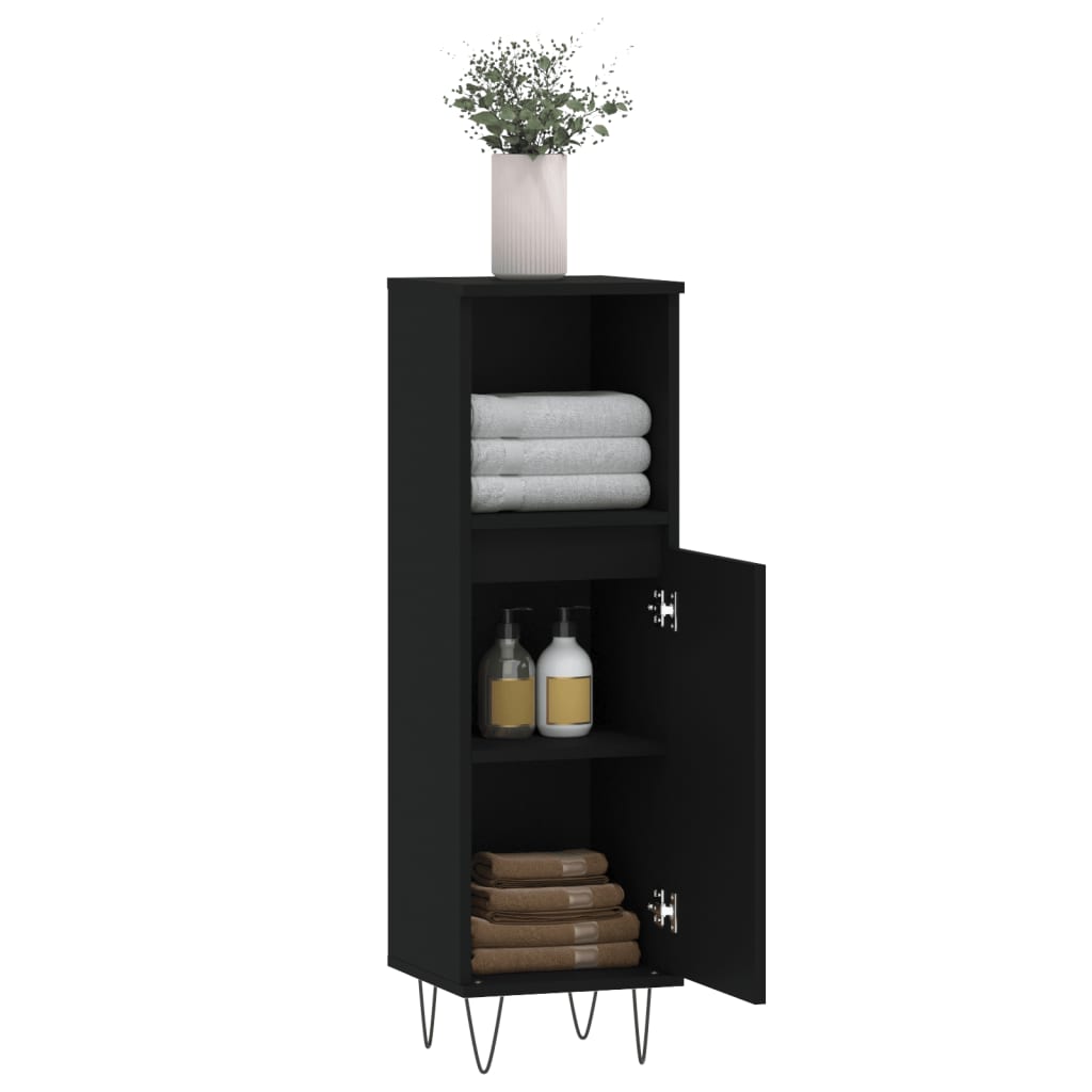 8720845875688_g_en_hd_2 vidaXL Bathroom Cabinet Black 30x30x100 cm Engineered Wood - Image 4