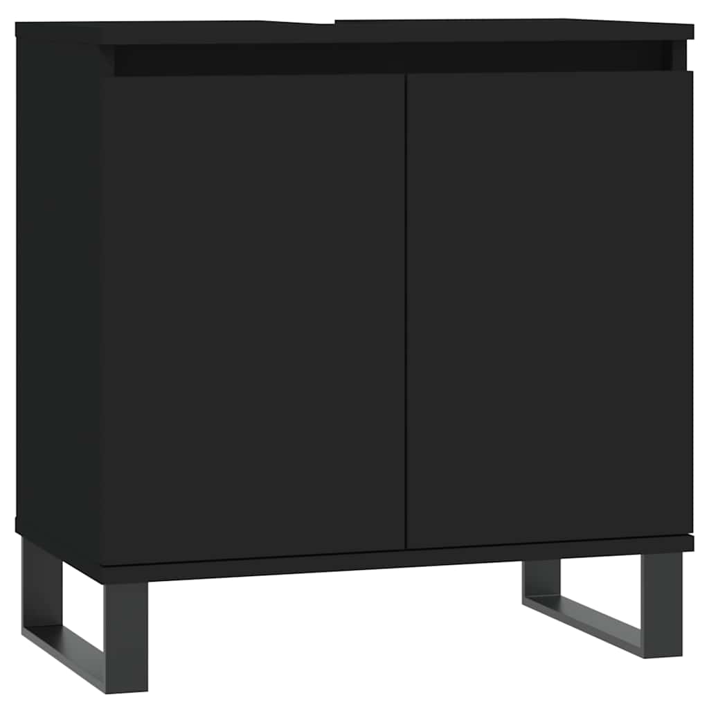 8720845876005_a_en_hd_1 vidaXL Bathroom Cabinet Black 58x33x60 cm Engineered Wood - Image 2