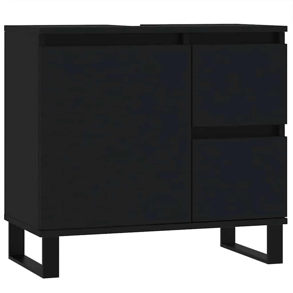 8720845876241_a_en_hd_1 vidaXL Bathroom Cabinet Black 65x33x60 cm Engineered Wood - Image 2
