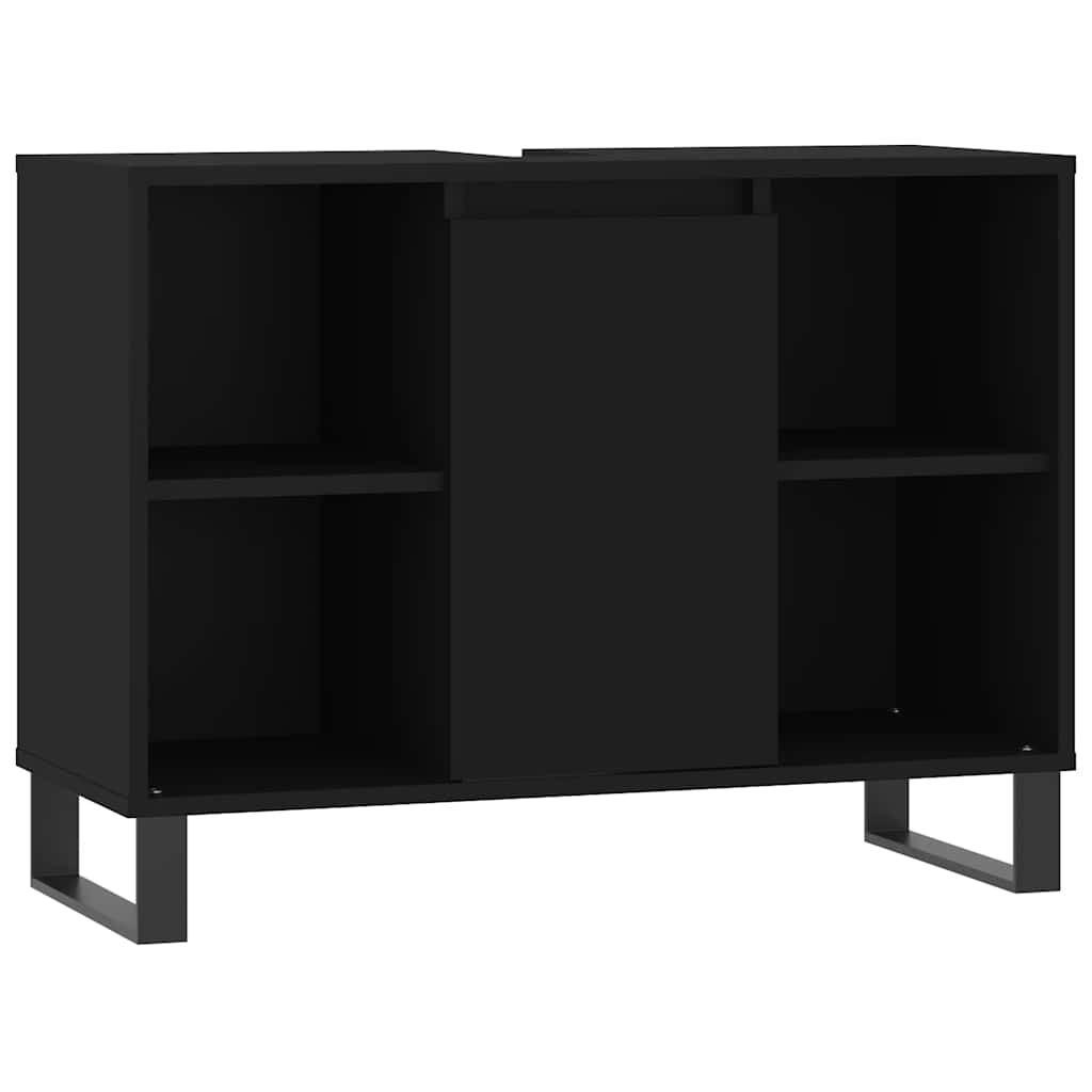 8720845876487_a_en_hd_1 vidaXL Bathroom Cabinet Black 80x33x60 cm Engineered Wood - Image 2