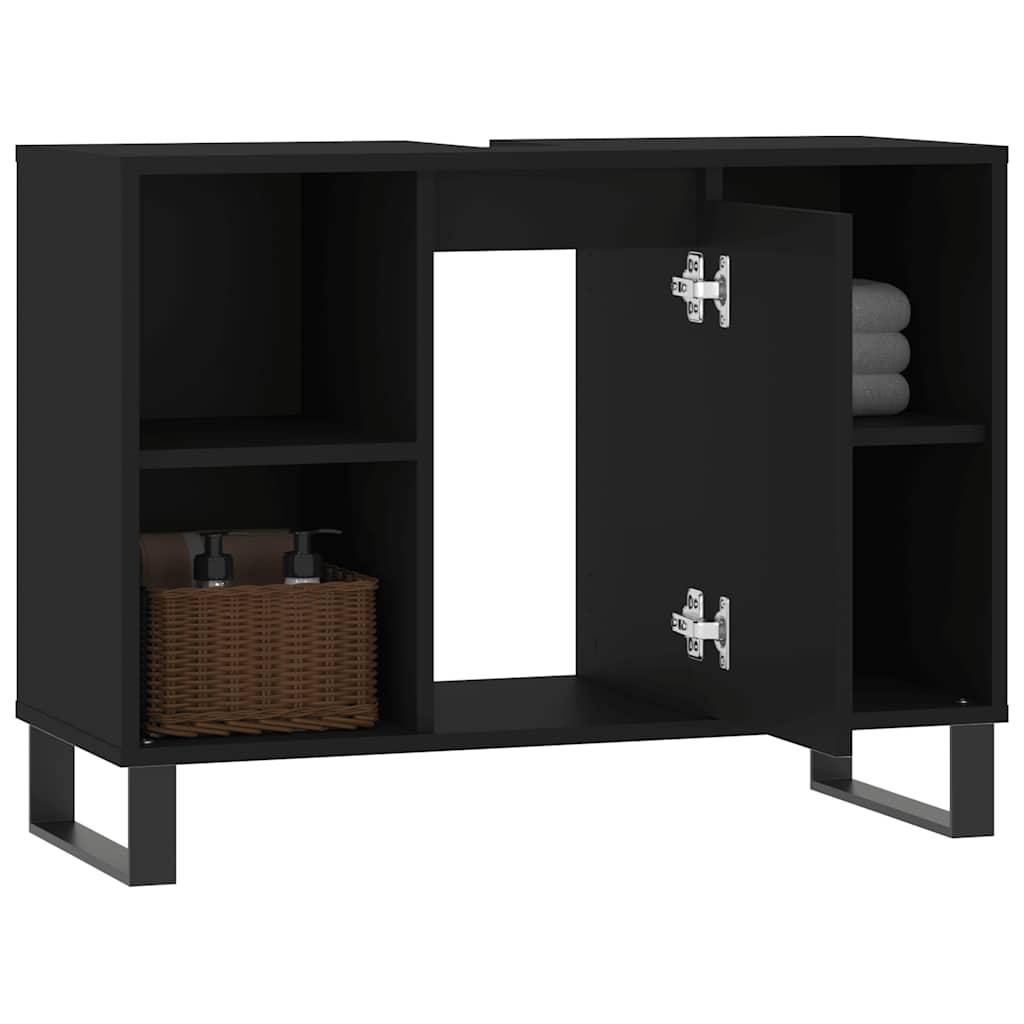8720845876487_g_en_hd_2 vidaXL Bathroom Cabinet Black 80x33x60 cm Engineered Wood - Image 4