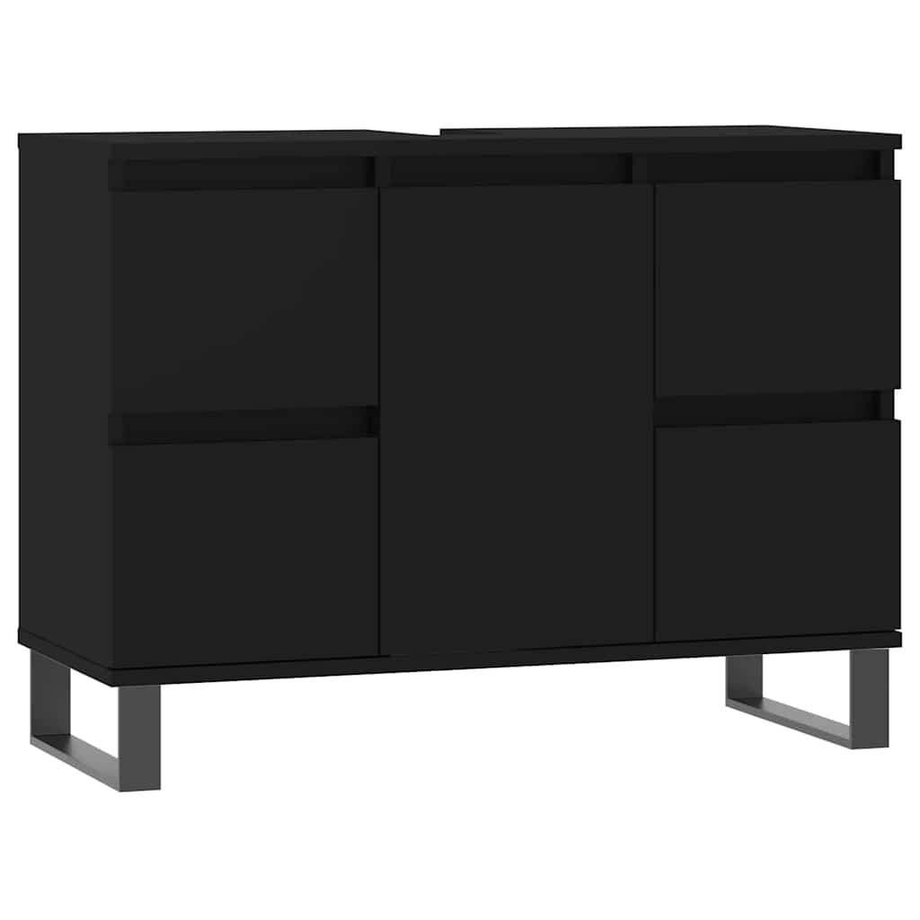 8720845876722_a_en_hd_1 vidaXL Bathroom Cabinet Black 80x33x60 cm Engineered Wood - Image 2