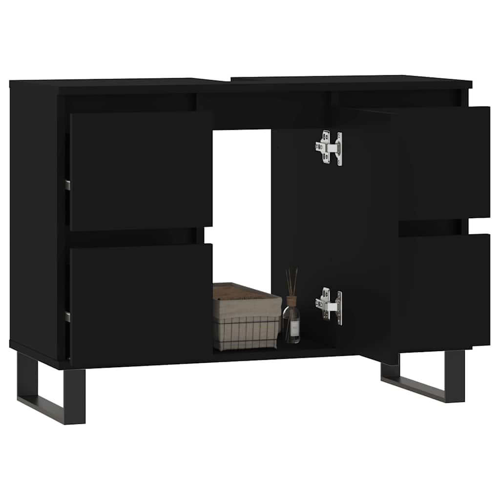 8720845876722_g_en_hd_1 vidaXL Bathroom Cabinet Black 80x33x60 cm Engineered Wood - Image 3