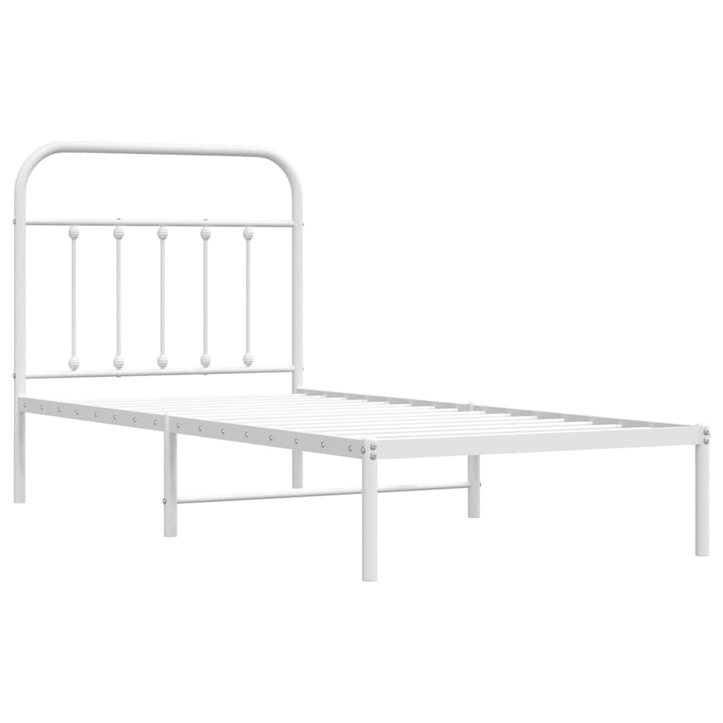8720845881627_g_en_hd_1 vidaXL Metal Bed Frame without Mattress with Headboard White 90x190 cm - Image 3