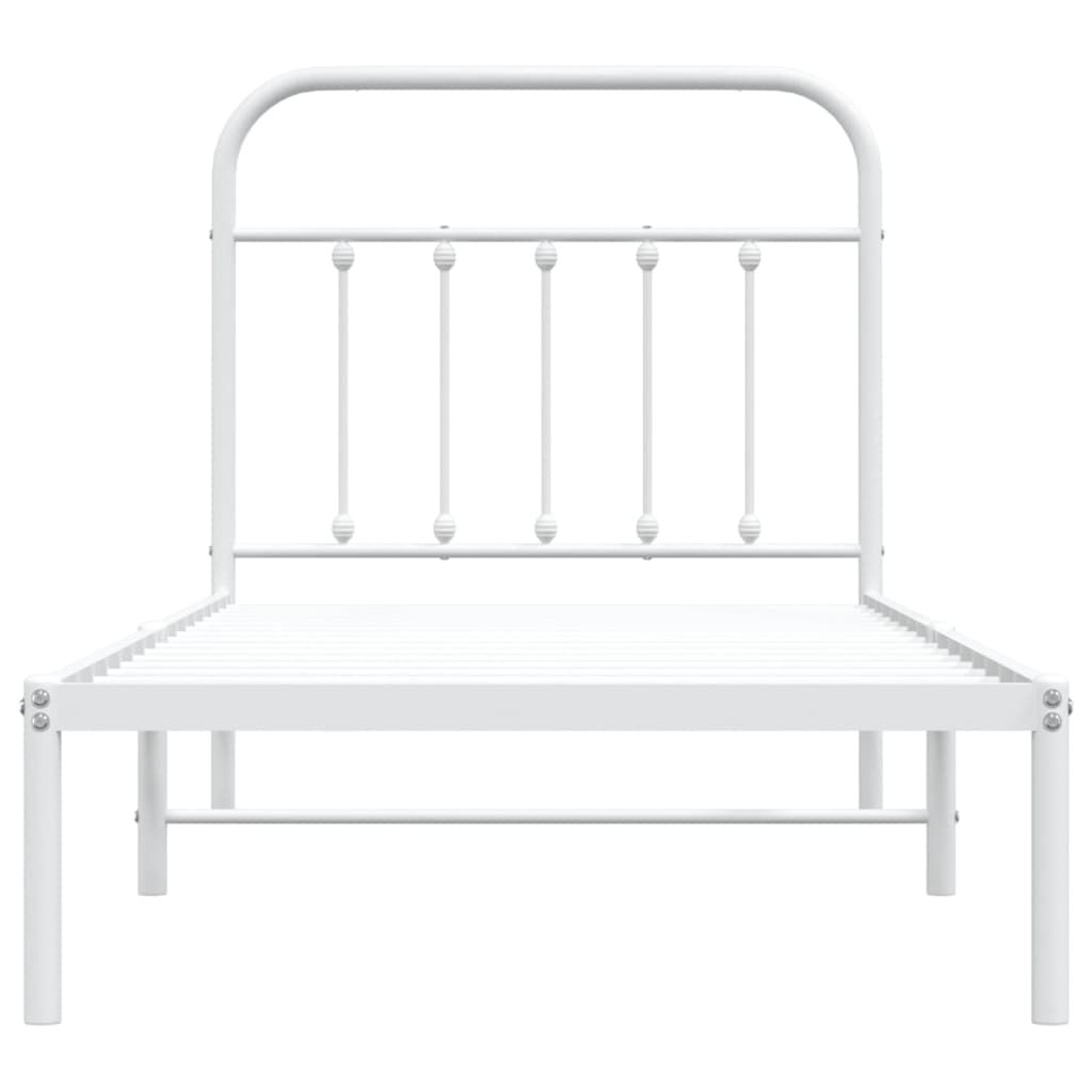 8720845881627_g_en_hd_4 vidaXL Metal Bed Frame without Mattress with Headboard White 90x190 cm - Image 6