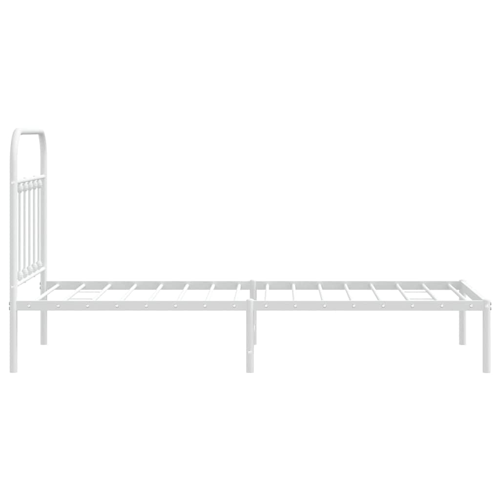 8720845881627_g_en_hd_5 vidaXL Metal Bed Frame without Mattress with Headboard White 90x190 cm - Image 7