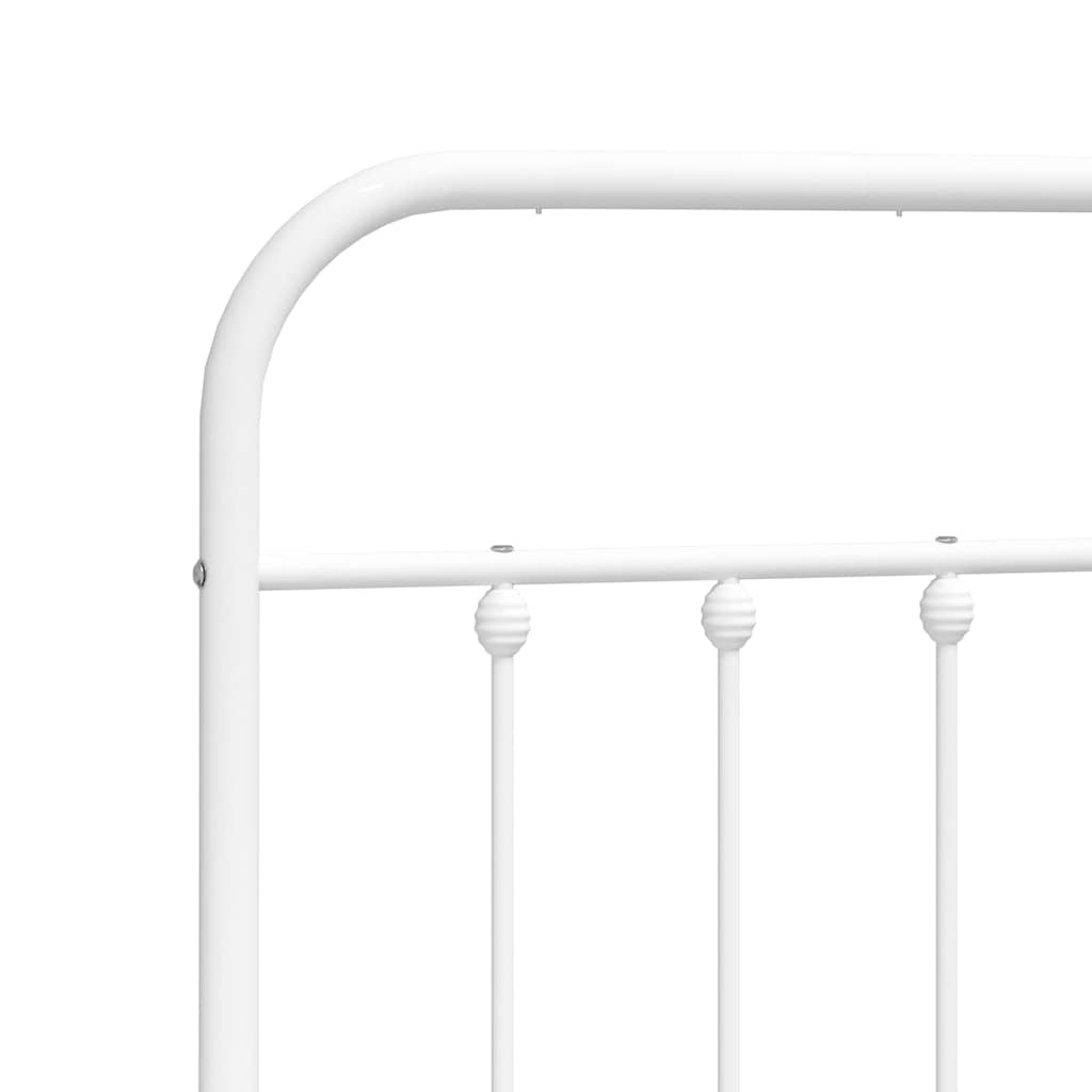 8720845881924_g_en_hd_7 vidaXL Metal Bed Frame without Mattress with Footboard White 183x203 cm King - Image 9