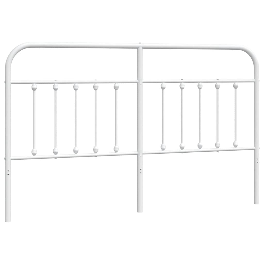 8720845882068_a_en_hd_1 vidaXL Metal Headboard White 183 cm King - Image 2