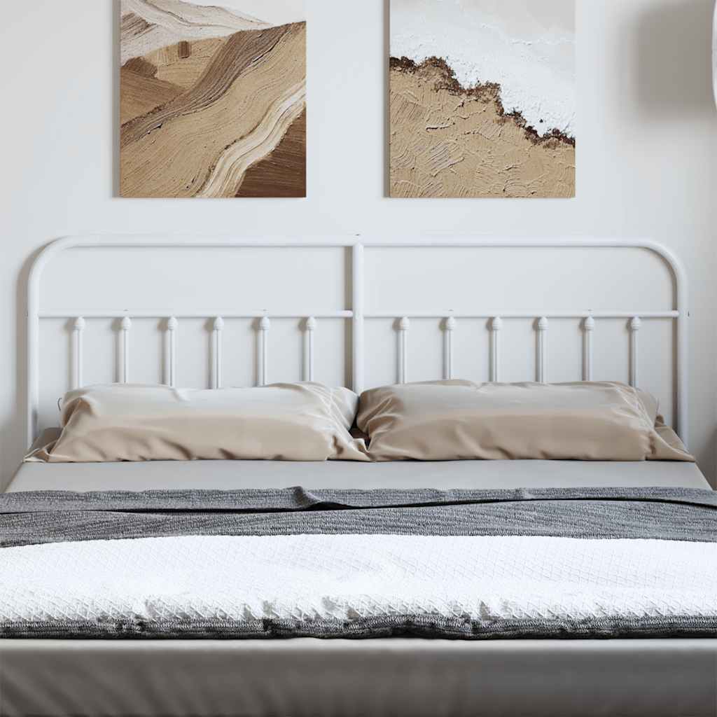 8720845882068_g_en_hd_1 vidaXL Metal Headboard White 183 cm King - Image 3