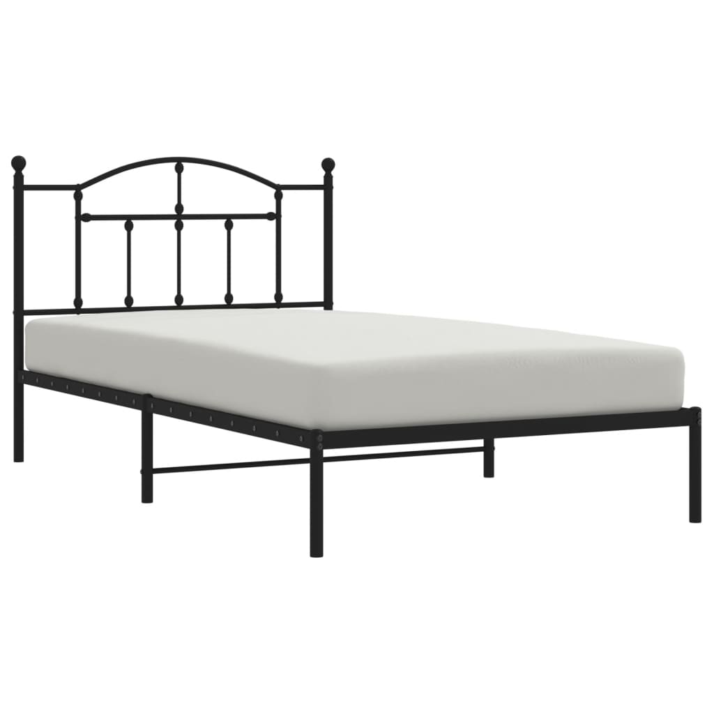 8720845882150_g_en_hd_2 vidaXL Metal Bed Frame without Mattress with Headboard Black 107x203 cm King Single - Image 4