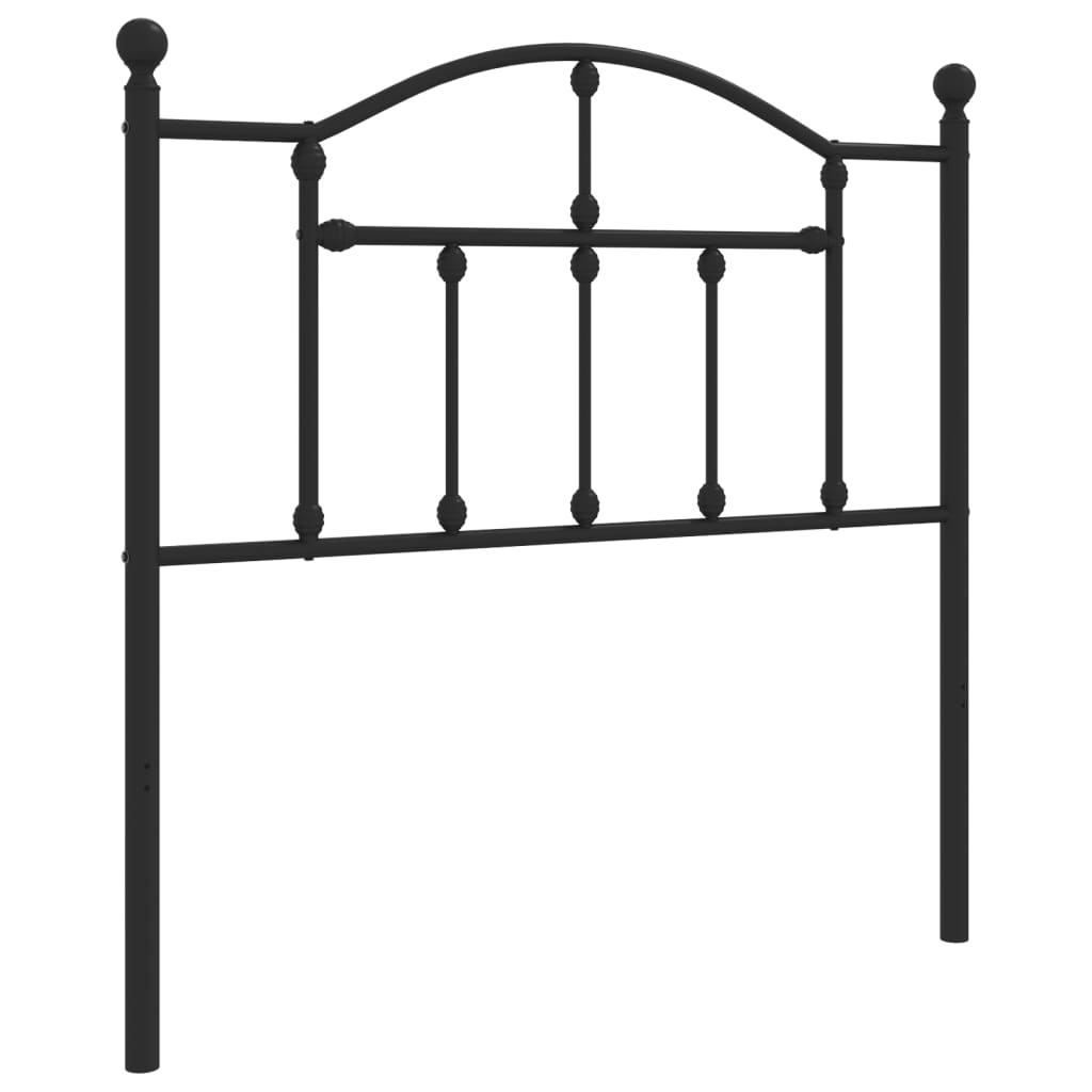 8720845882471_a_en_hd_1 vidaXL Metal Headboard Black 90 cm - Image 2