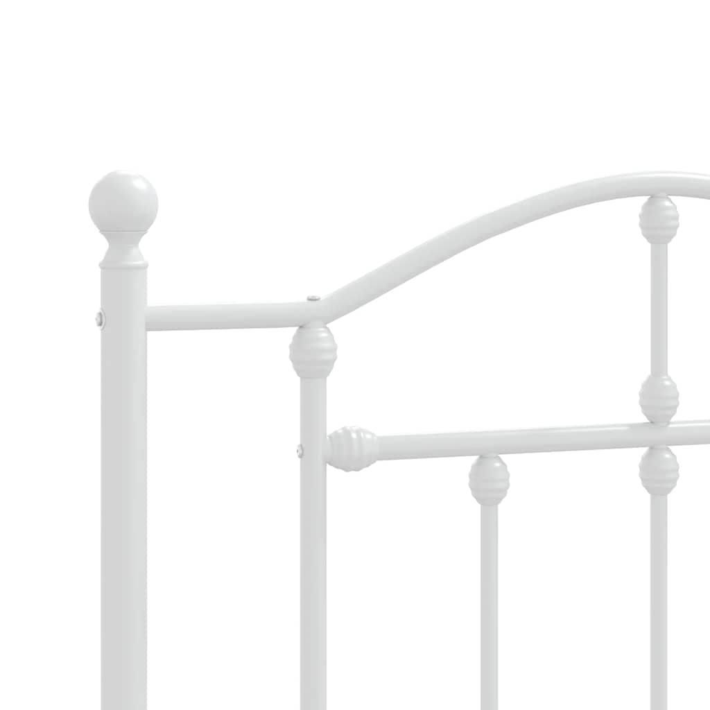 8720845882648_g_en_hd_6 vidaXL Metal Bed Frame without Mattress with Headboard White 107x203 cm King Single - Image 8