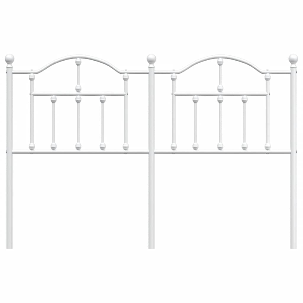 8720845883003_g_en_hd_2 vidaXL Metal Headboard White 137 cm Double - Image 4
