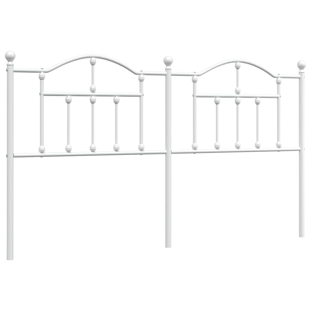 8720845883041_a_en_hd_1 vidaXL Metal Headboard White 183 cm King - Image 2