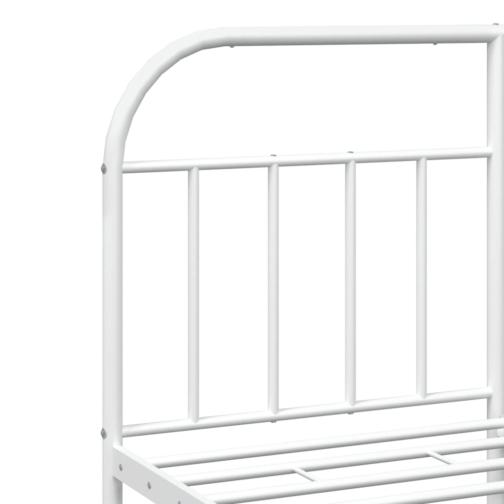 8720845884680_g_en_hd_7 vidaXL Metal Bed Frame without Mattress with Headboard White 183x203 cm King - Image 9