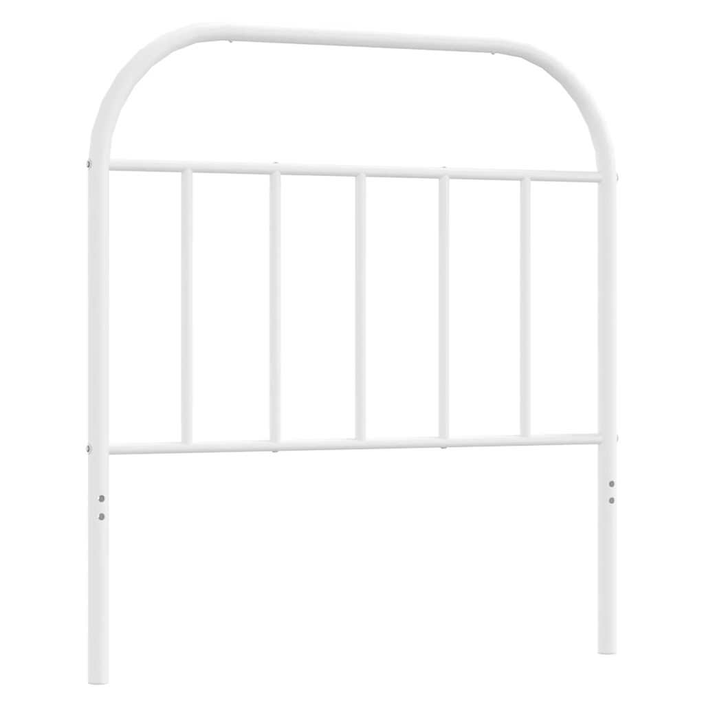8720845884925_a_en_hd_1 vidaXL Metal Headboard White 90 cm - Image 2