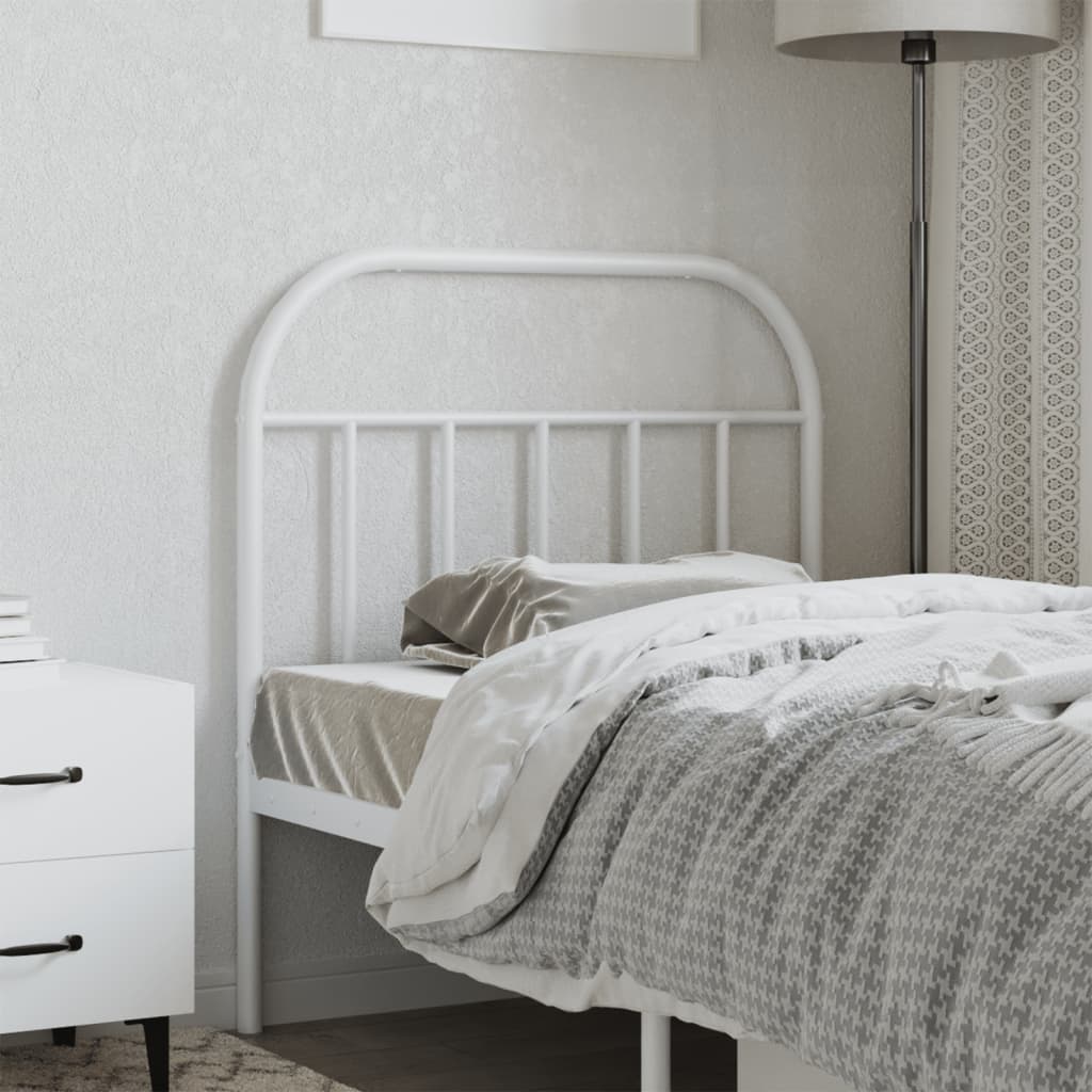 8720845884925_g_en_hd_1 vidaXL Metal Headboard White 90 cm - Image 3
