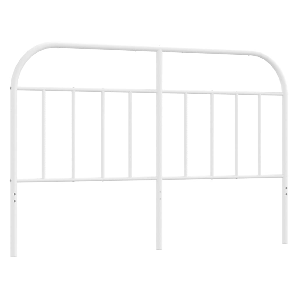 8720845884963_a_en_hd_1 vidaXL Metal Headboard White 137 cm Double - Image 2